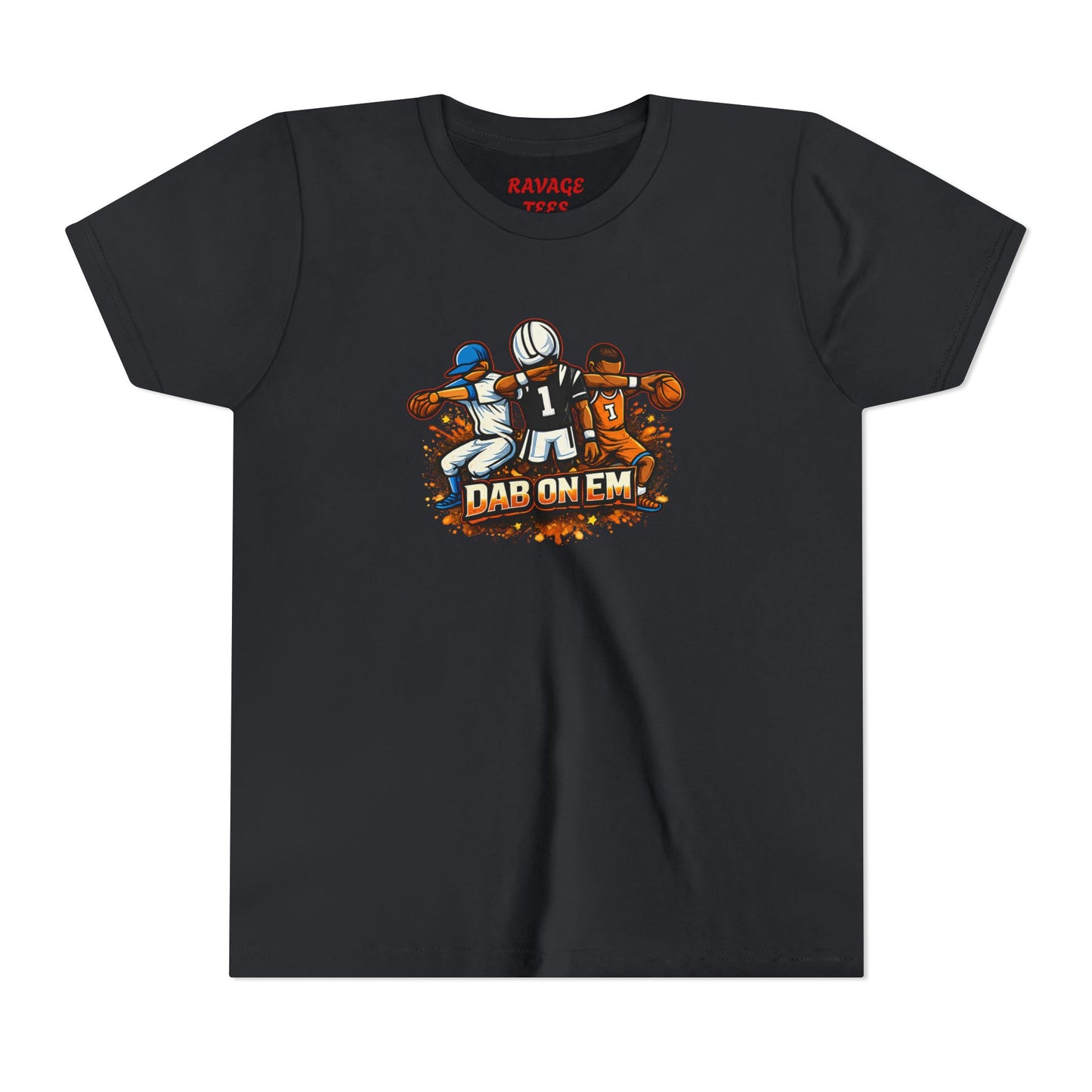 Youth Football Tee - 'Dab On Em' Kids Sports T-Shirt