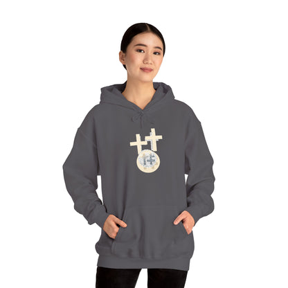 Calvary Cross Unisex Hoodie – Faith-Based Apparel, Christian Symbol Tee, Everyday Casual Wear, Inspirational Gift
