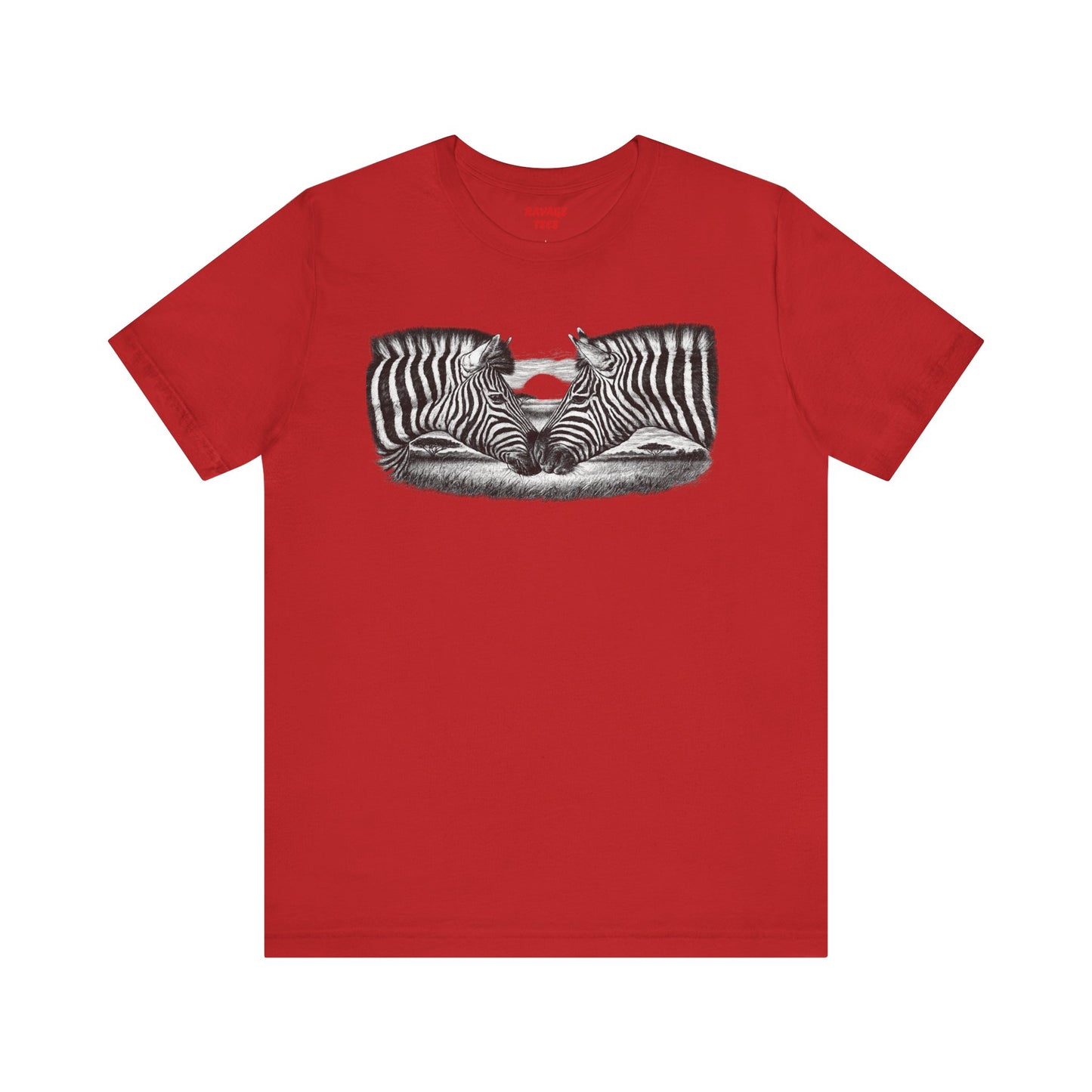 Zebra Heart Tee
