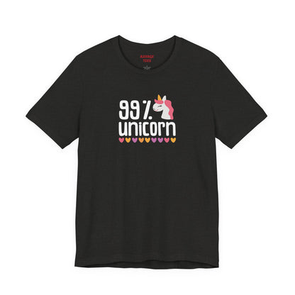 99% Unicorn Tee: Funny, Whimsical Graphic T-Shirt for All Ages