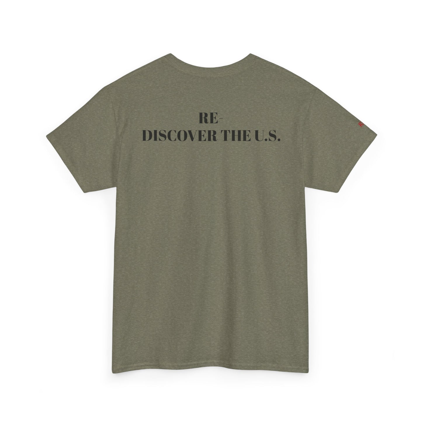 Re-Discover the U.S. Travel T-Shirt, Adventure Tee, USA Discovery Shirt