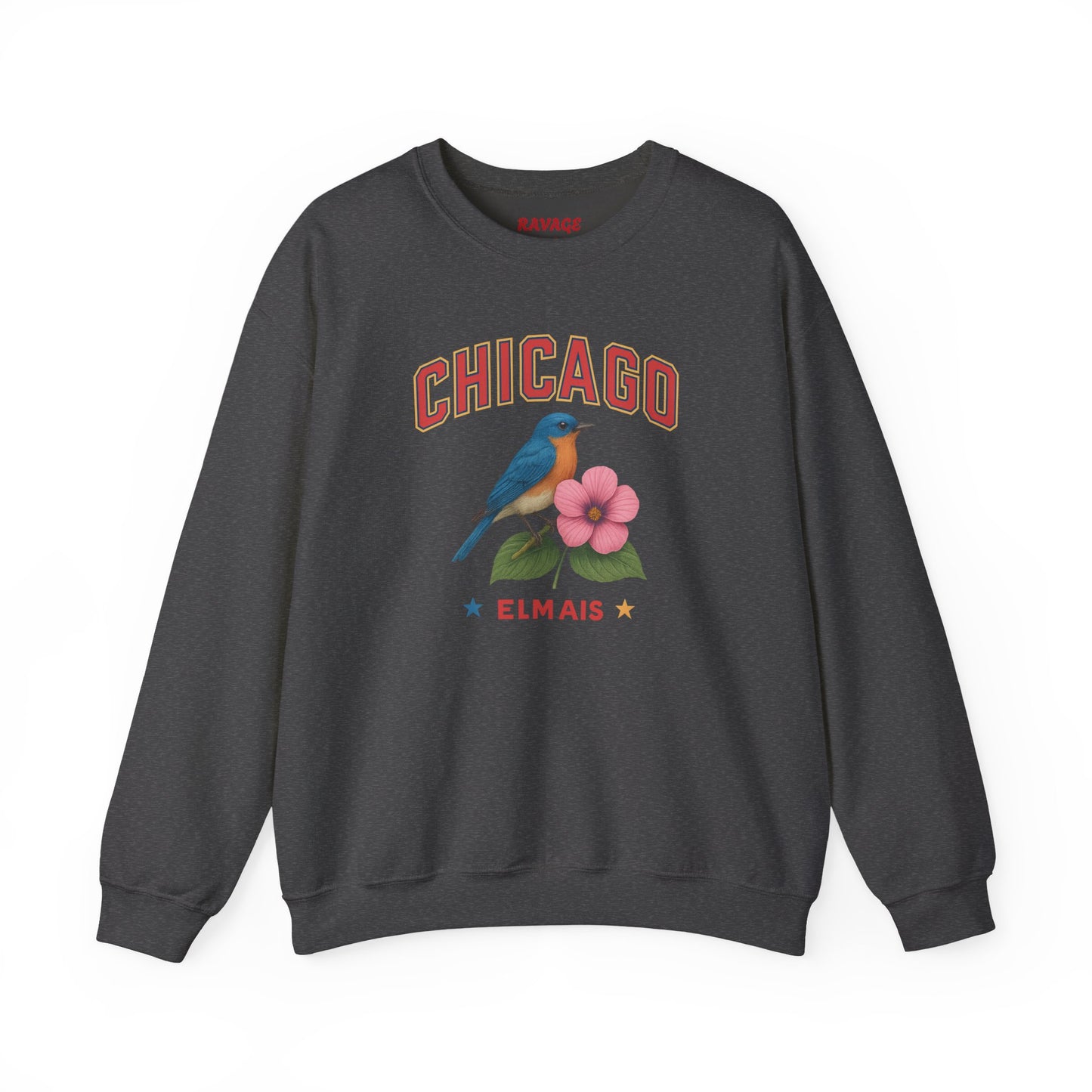 RAVAGE Chicago City Vibe Unisex Crewneck Sweatshirt