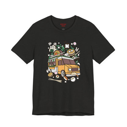 Cute Vintage Street Food Van Tee