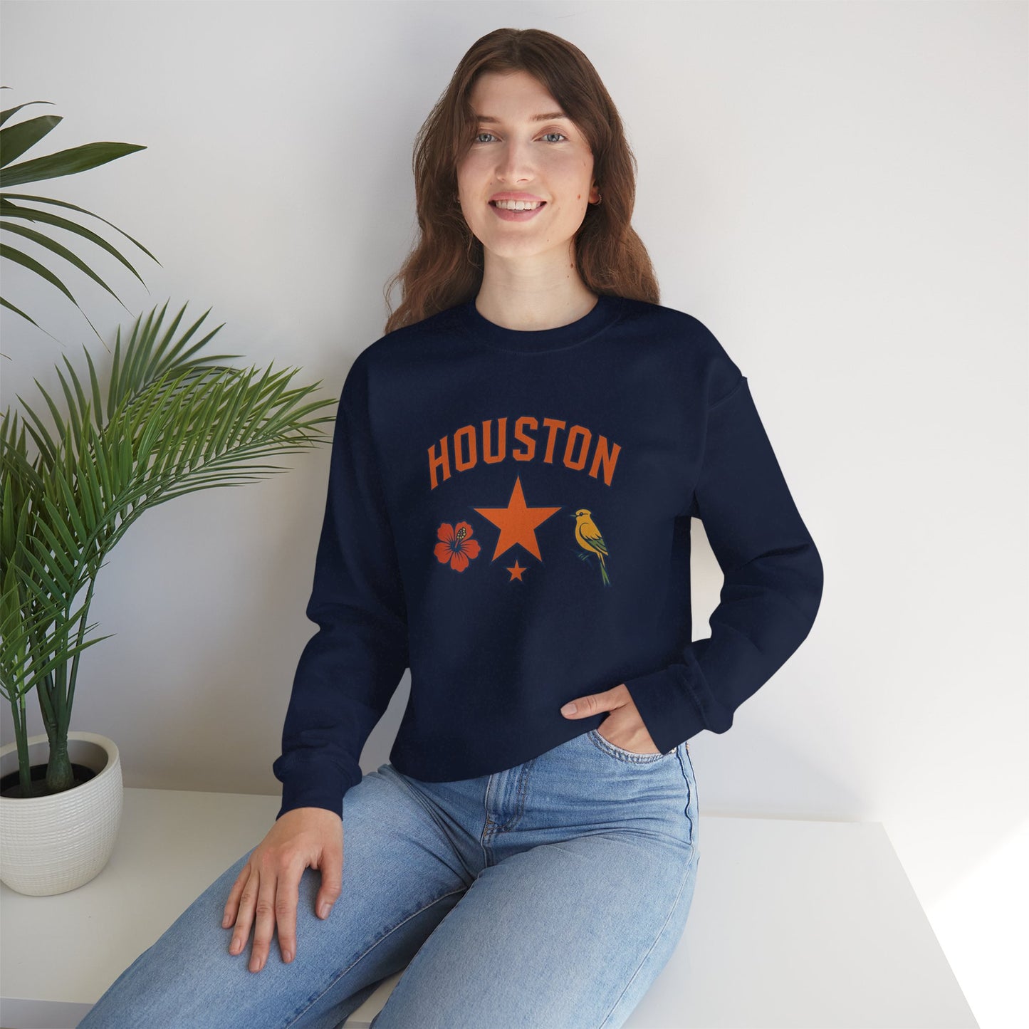 RAVAGE Houston(H-Town) Vibe Unisex Crewneck Sweatshirt