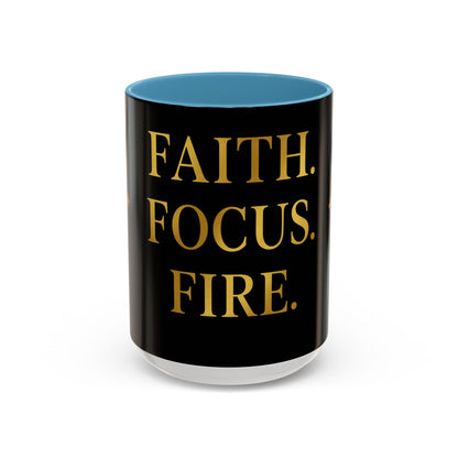 Faith-Inspired Coffee Mug - Motivational Black Mug for Daily Inspiration, Gift for Christians, Office Decor, Home Beverage