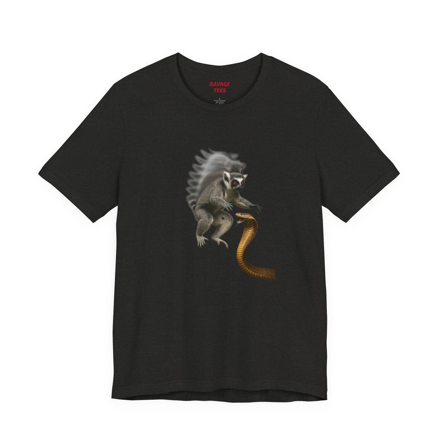 Cobra vs Mongoose Tee: Fun Graphic T-Shirt, Unisex Short Sleeve Top, Quirky Gift for Kids & Teens, Casual Everyday Wear, Birthday Party Attire