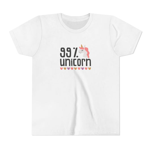 99% Unicorn Youth Tee - Fun & Whimsical Shirt for Kids