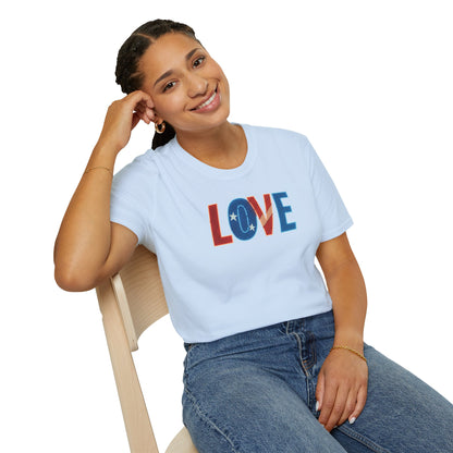 Soft Unisex Freedom & Love Graphic Tee | Gift & Daily Wear