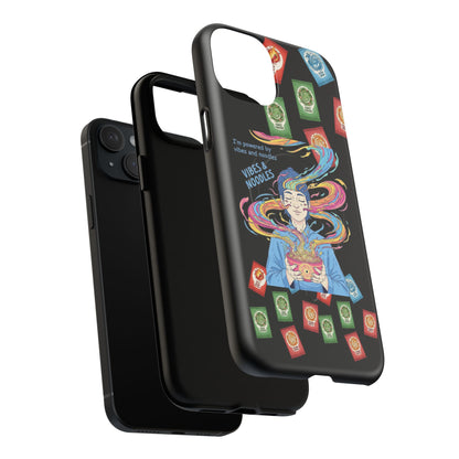 Noodle Lover Phone Case: Vibrant Cute Foodie Magnetic Anime Style