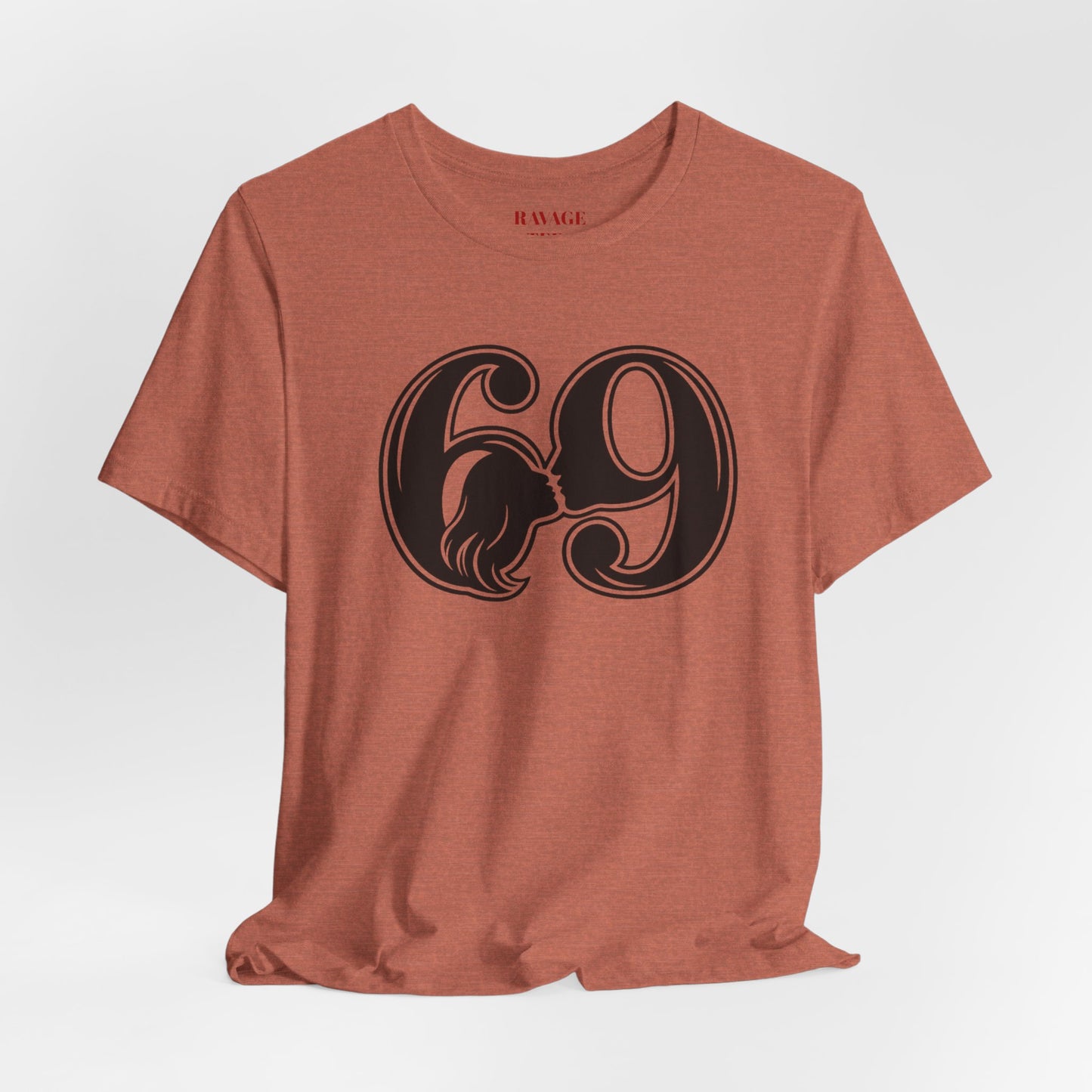 69 Retro Swirl Number Tee