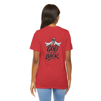 Faith Graphic Tee — 'God Got My Back' Christian T-Shirt