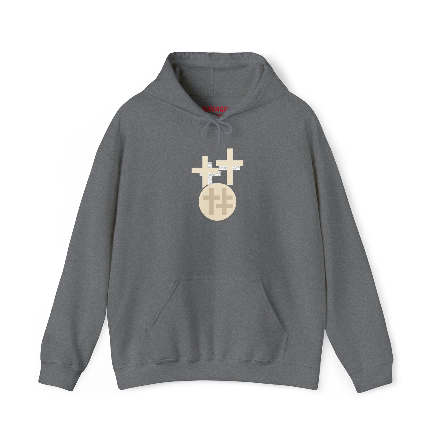 Calvary Cross Unisex Hoodie – Faith-Based Apparel, Christian Symbol Tee, Everyday Casual Wear, Inspirational Gift