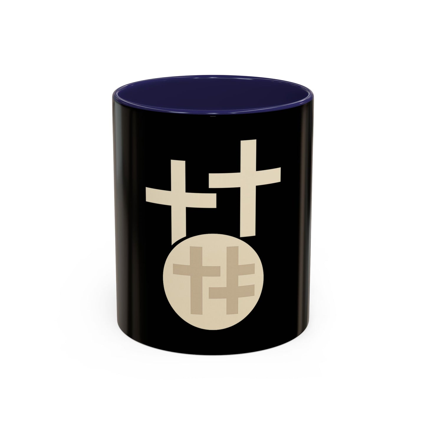 Calvary Cross Accent Coffee Mug