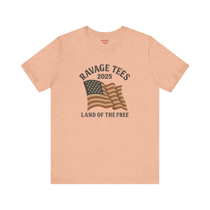 RaVage Vintage Tee: "Land of the Free"