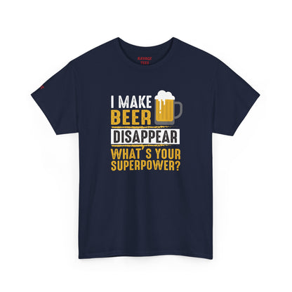 Unisex Beer Superpower Tee | Funny T-Shirt for Beer Lovers