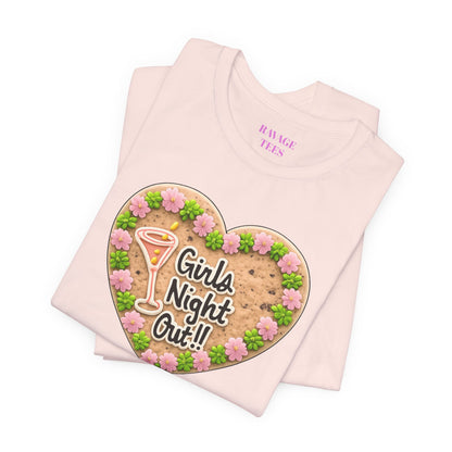 Girls Night Out Heart Tee