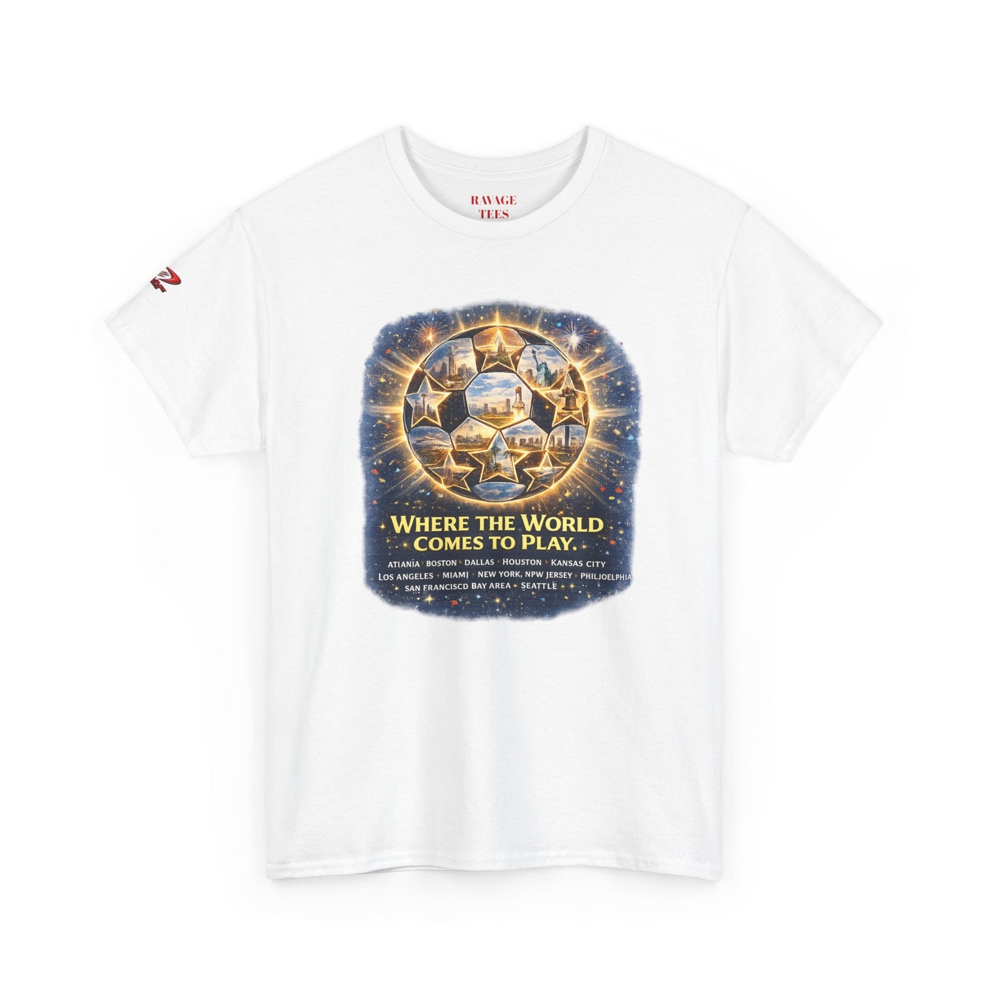 World Cup 2022 T-Shirt — "Where the World Comes to Play"
