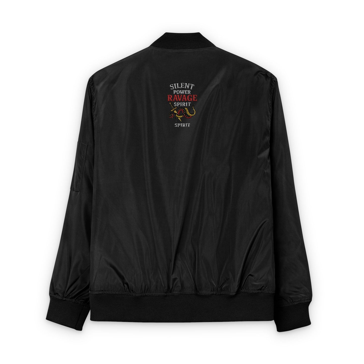 Recycled Bomber Jacket (Embroidery)