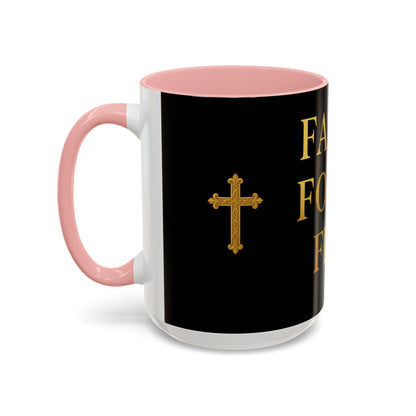 Faith-Inspired Coffee Mug - Motivational Black Mug for Daily Inspiration, Gift for Christians, Office Decor, Home Beverage