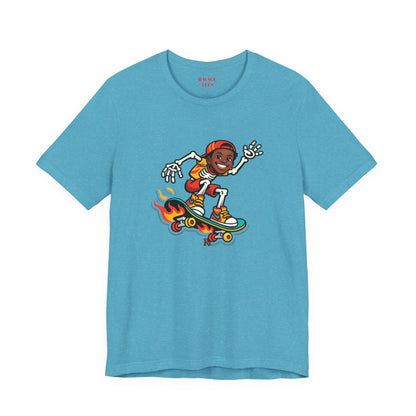 Skateboard Skeleton Tee