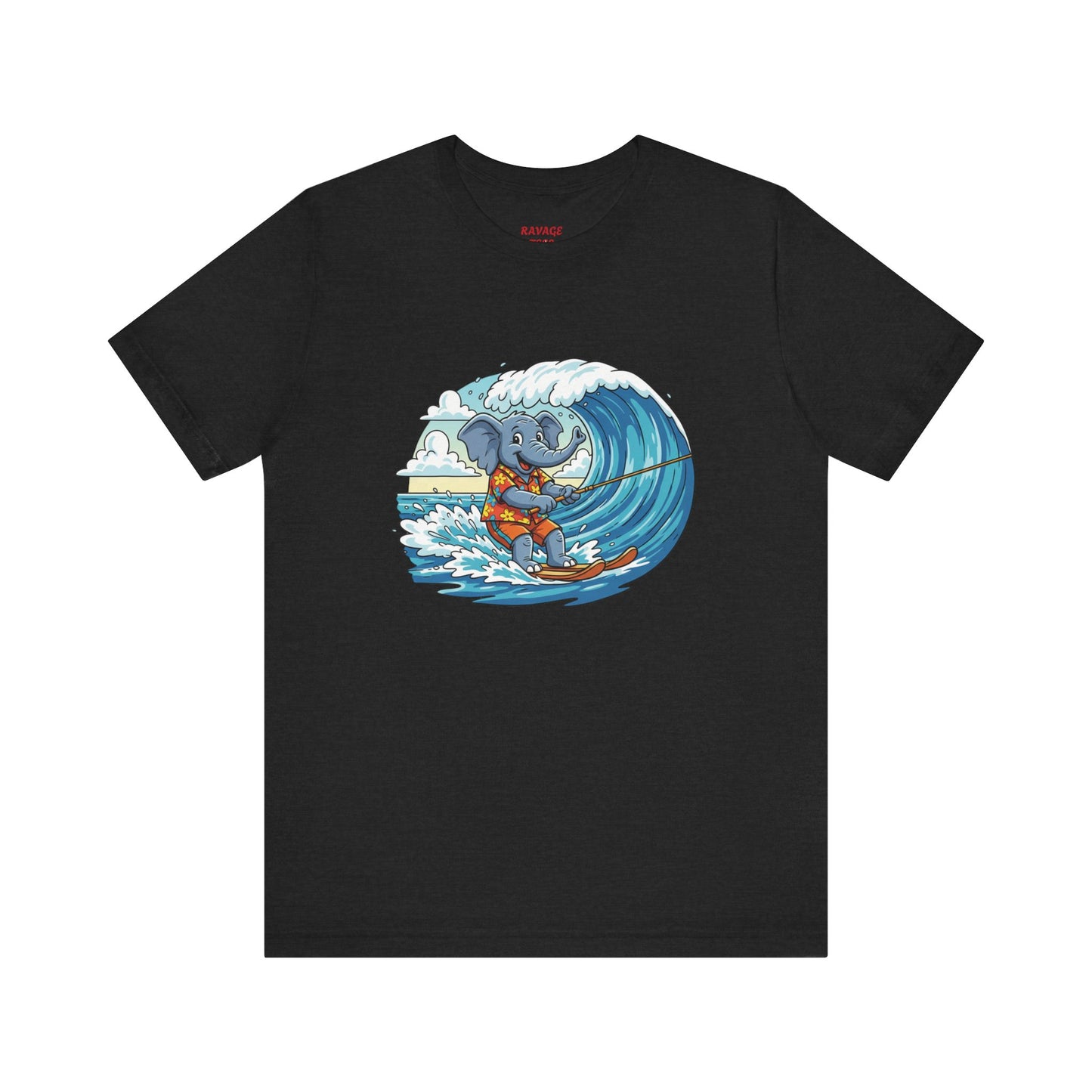 Surfing Elephant Unisex Tee