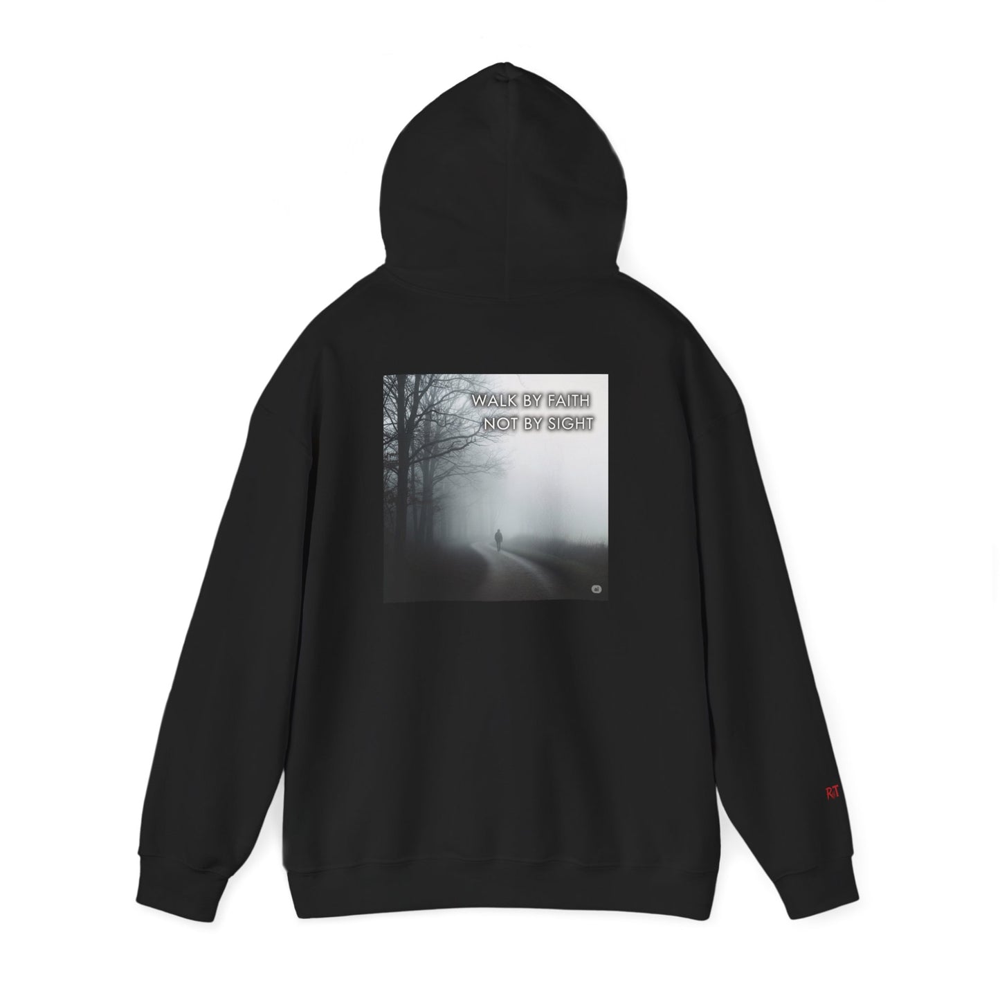 Spiritual Journey  Hooded Sweatshirt with Cross Design