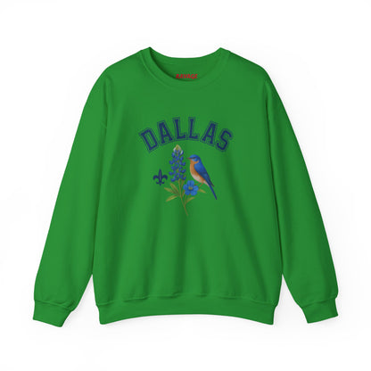 RAVAGE DALLAS - City Vibe Sweatshirt | Unisex Cardinal Crewneck, Cozy Fall Fashion, Casual Wear, Bird Lover Gift Idea