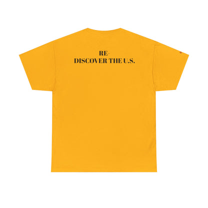 Re-Discover the U.S. Travel T-Shirt, Adventure Tee, USA Discovery Shirt