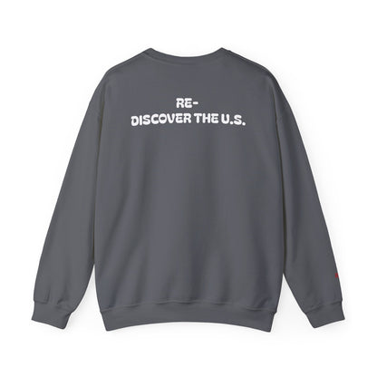 City Map Crewneck Sweatshirt, Cozy Urban Style for Travel Lovers or Travel Enthusiasts
