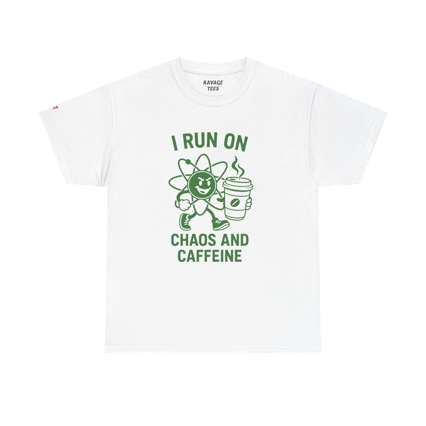 Caffeine Chaos Tee - Fun Unisex Shirt for Coffee Lovers, Casual Wear, Gift for Coffee Enthusiasts, Trendy Graphic T-Shirt, Everyday Style