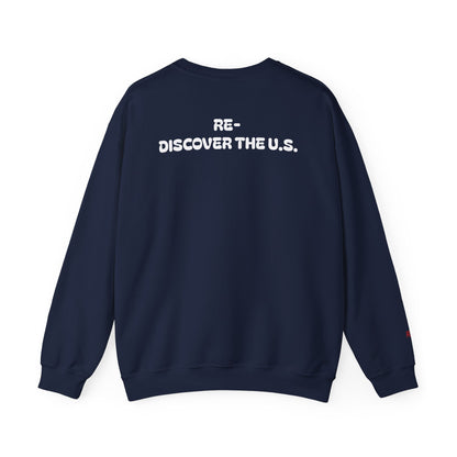 City Map Crewneck Sweatshirt, Cozy Urban Style for Travel Lovers or Travel Enthusiasts
