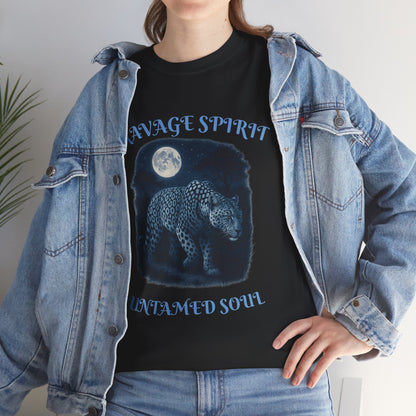 Ravage Spirit Vintage Leopard Moon Tee