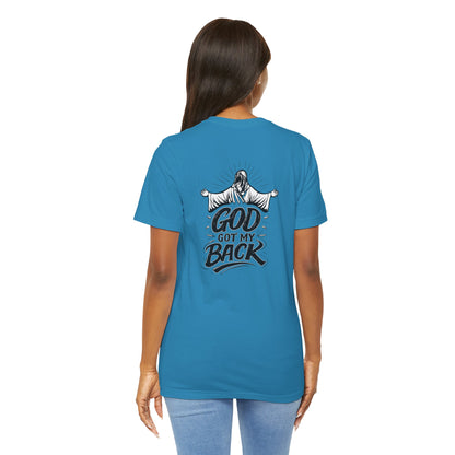 Faith Graphic Tee — 'God Got My Back' Christian T-Shirt