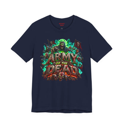 Army of the Dead Graphic T-Shirt – Neon Zombie Horror Tee