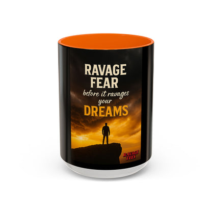 Inspirational Coffee Mug | Ravage Fear Before It Ravages Your Dreams | Motivational Gift | Black Accent Coffee Cup | Office Decor, [...]