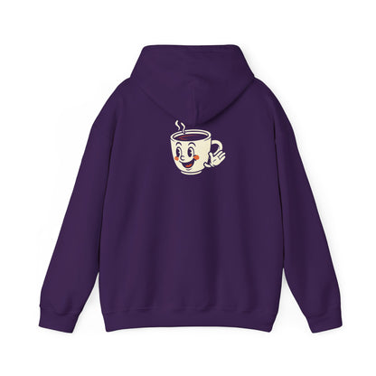 Caffeine Lover's Cozy Hoodie - Unisex Heavy Blend, Gifts for Coffee Enthusiasts, Comfy Sweater for All Occasions, Cute, Fun Design