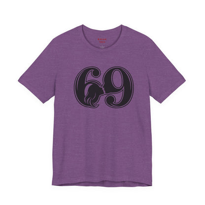69 Retro Swirl Number Tee