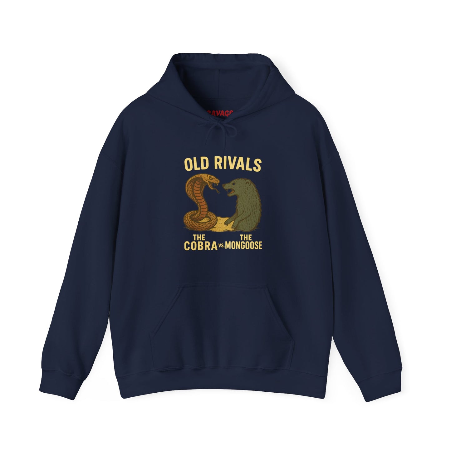 Old Rivals Graphic Hoodie, Unisex Heavy Blend™ Sweatshirt, Cozy Style, Best Gift for Friends, Casual Wear, Perfect for Fall and Winter