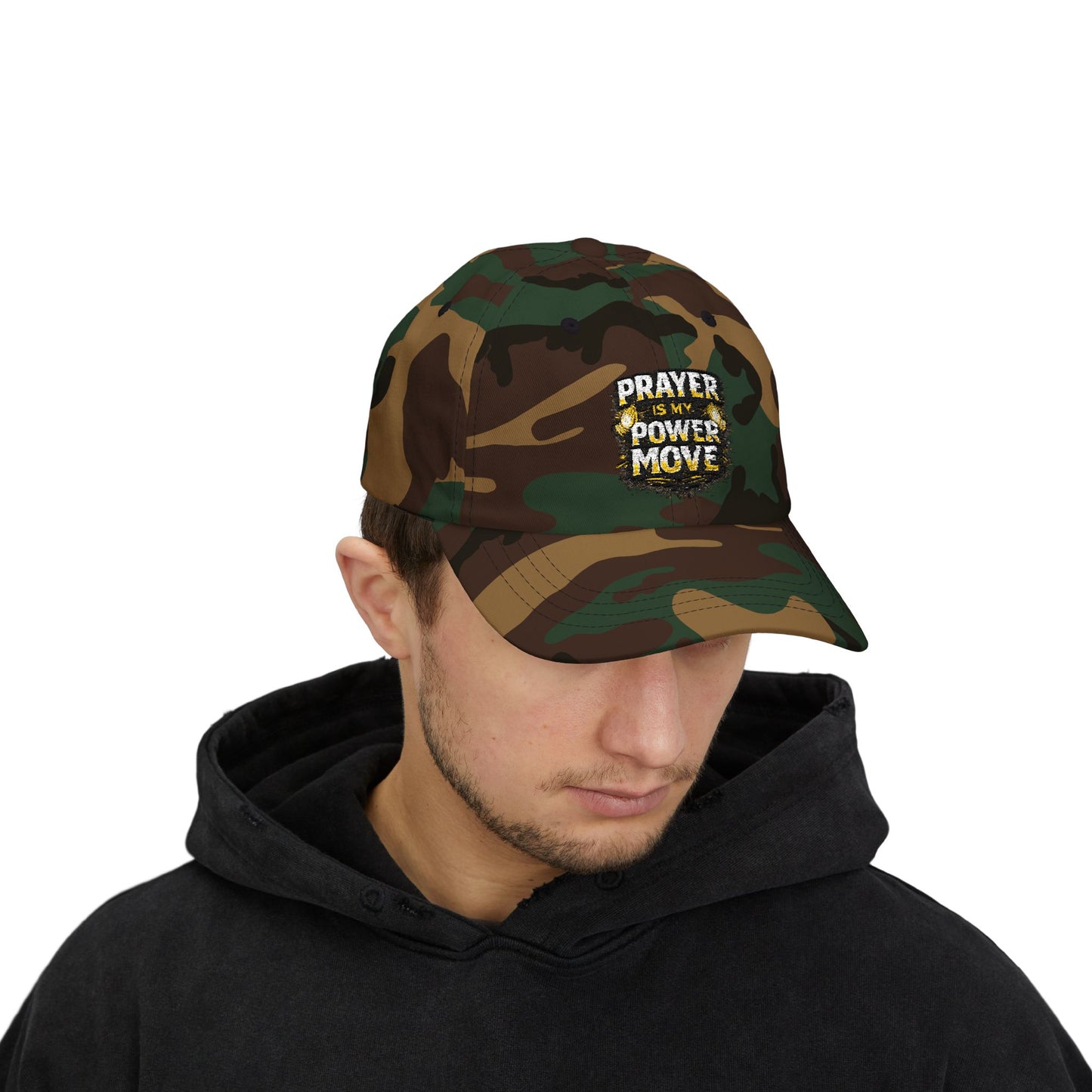 Prayer Is My Power Move Dad Cap — Christian Baseball Hat