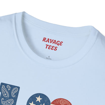 Soft Unisex Freedom & Love Graphic Tee | Gift & Daily Wear