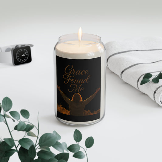 Grace Found Me Scented Soy Candle, Inspirational Aromatherapy Candle, Gift for Home, Relaxation Candle, Self-Care Candle