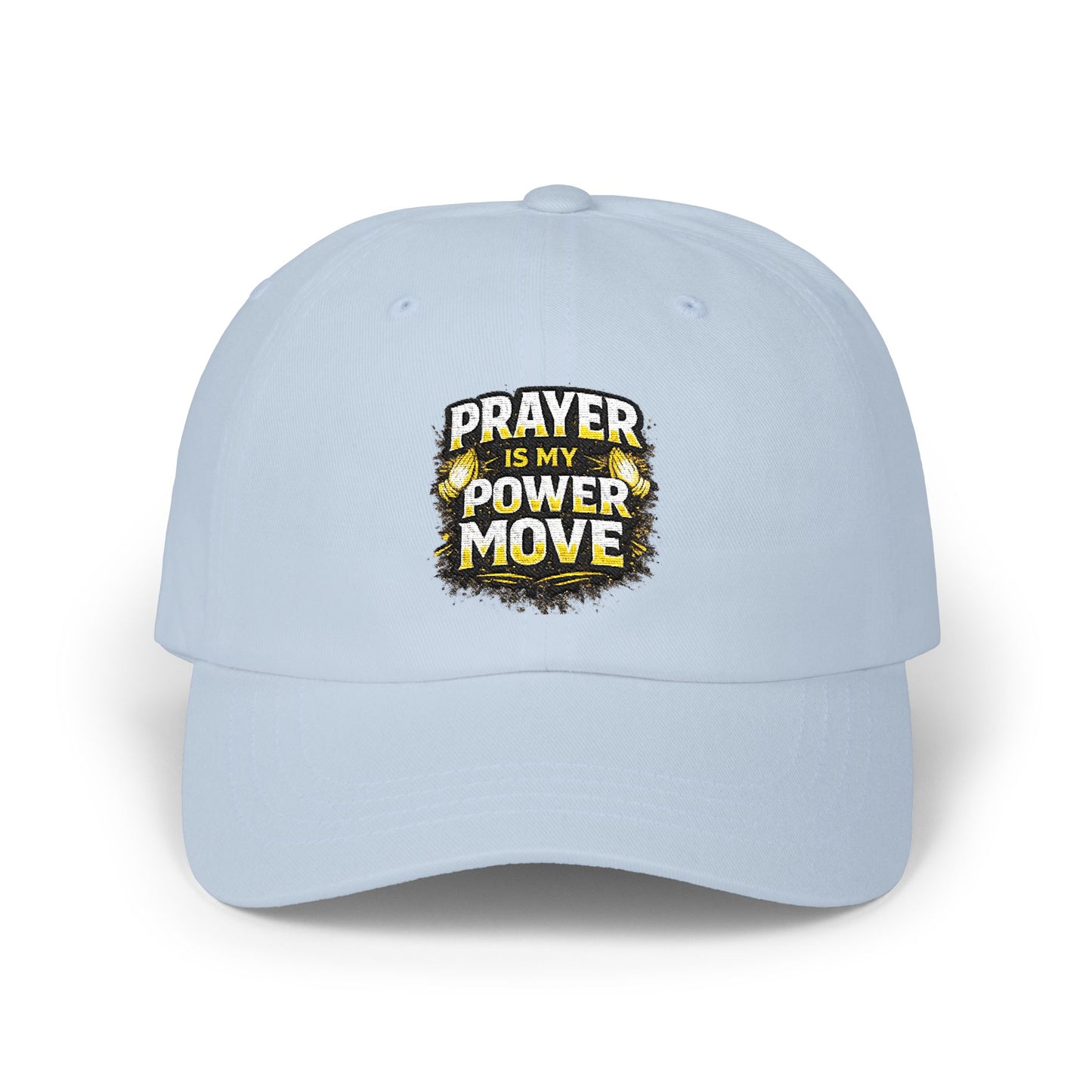 Prayer Is My Power Move Dad Cap — Christian Baseball Hat