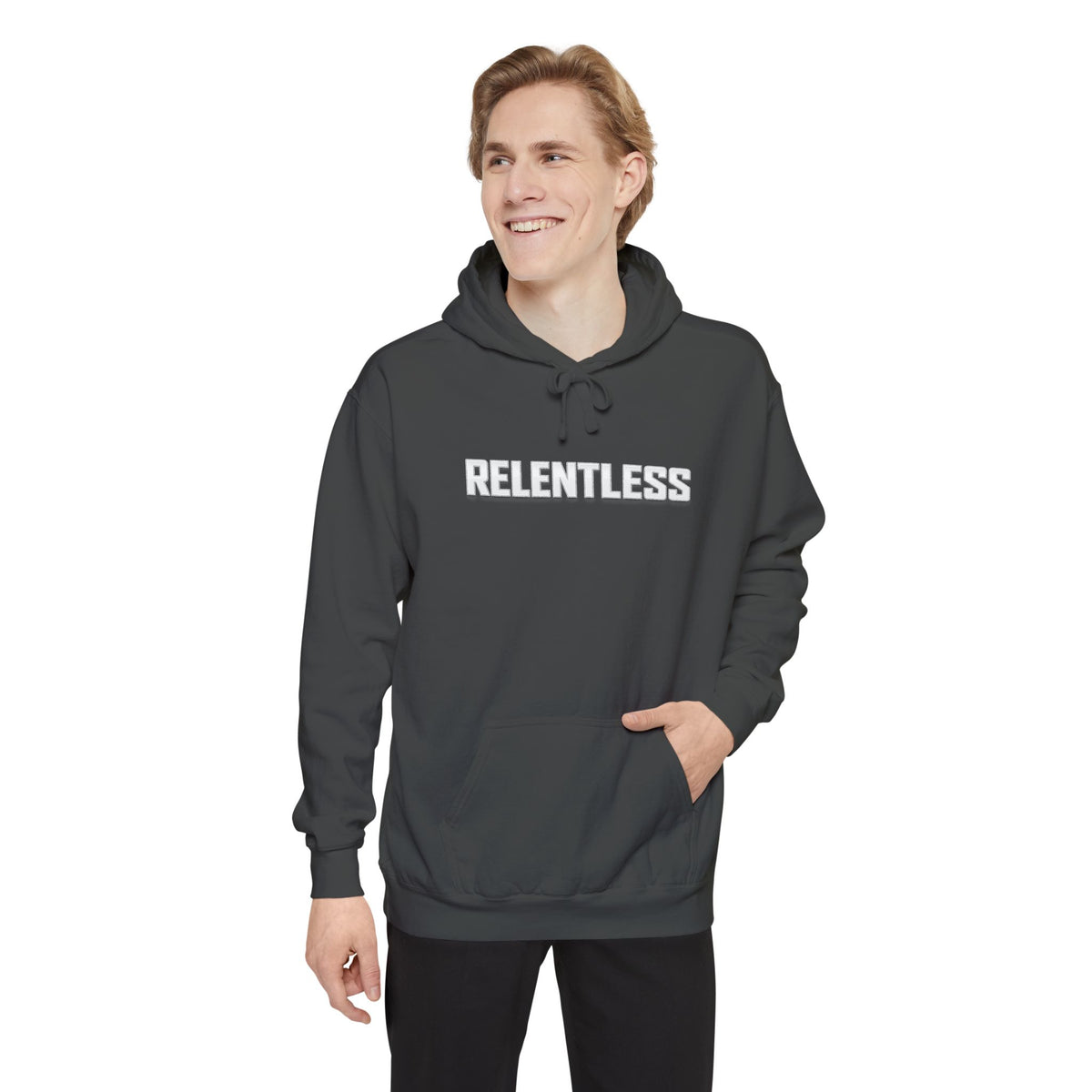 Relentless Hoodie — Inspirational Graphic Pullover