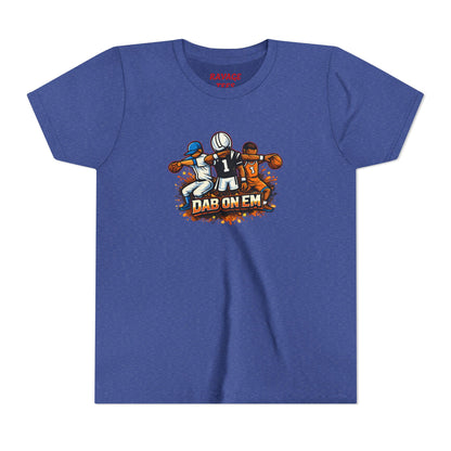 Youth Football Tee - 'Dab On Em' Kids Sports T-Shirt