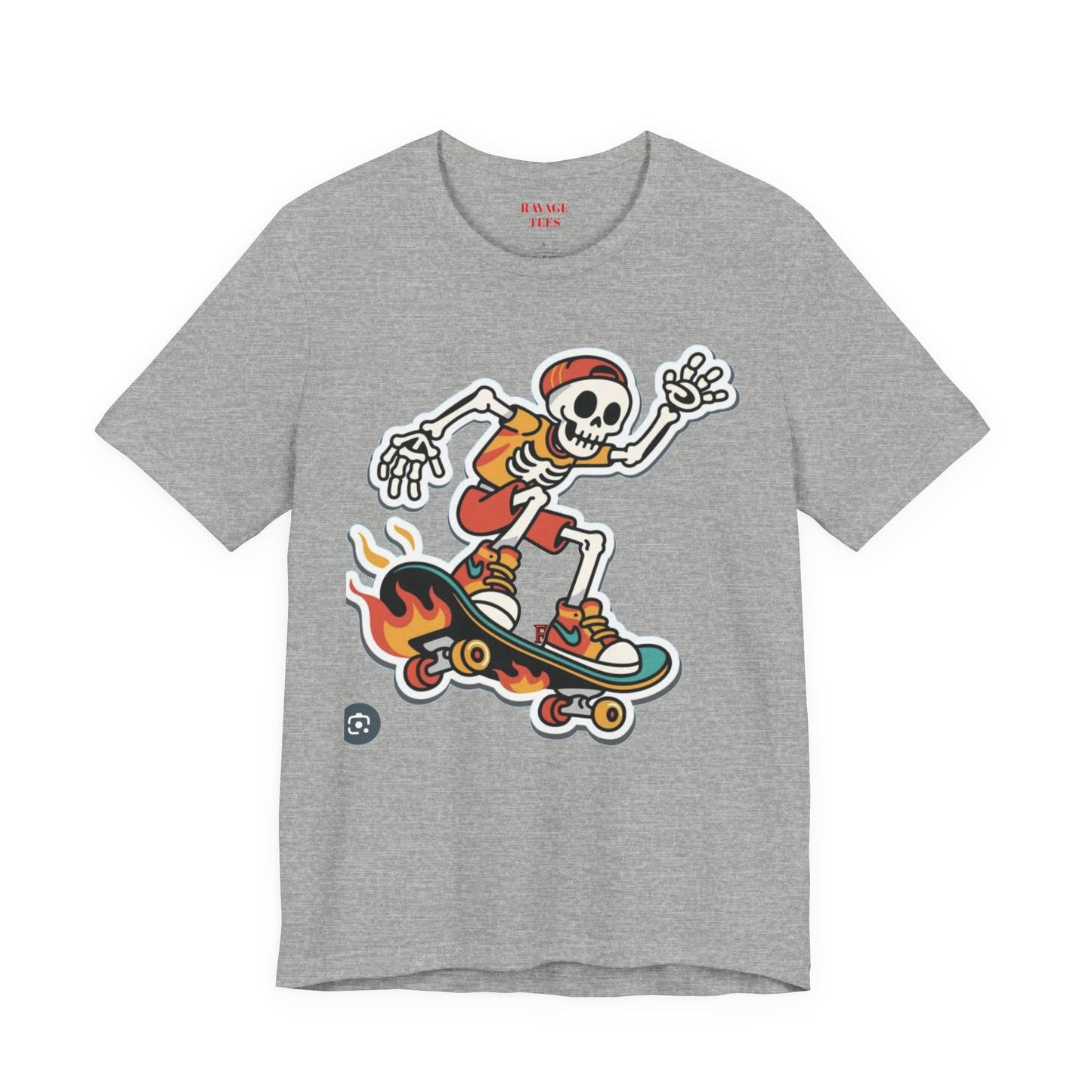 Skateboard Skeleton Tee