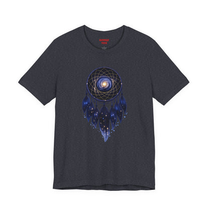 Dreamcatcher Galaxy T-Shirt — Mystical Cosmic Feather Tee