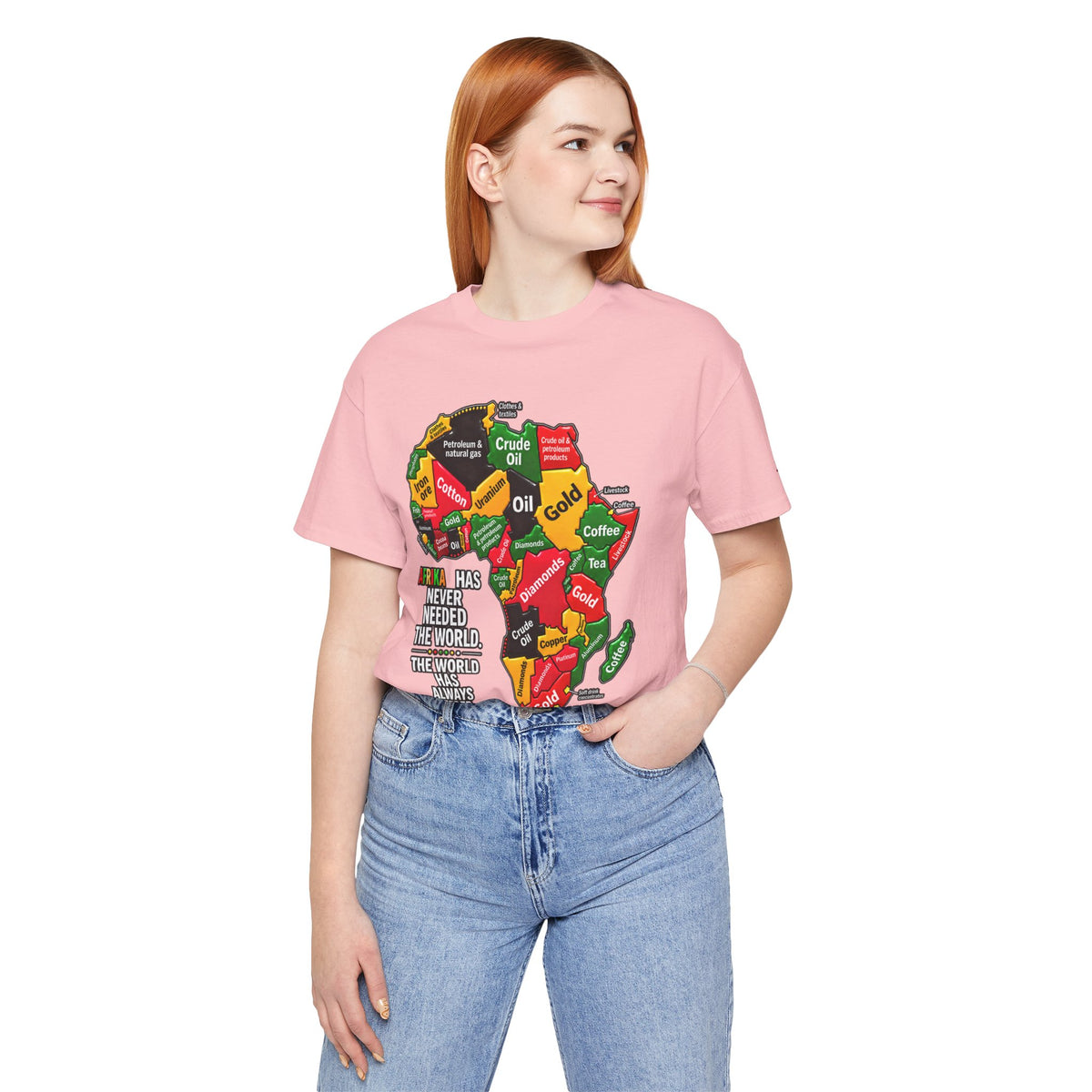 Africa Map “Africa Has Never Needed the World” Graphic Tee