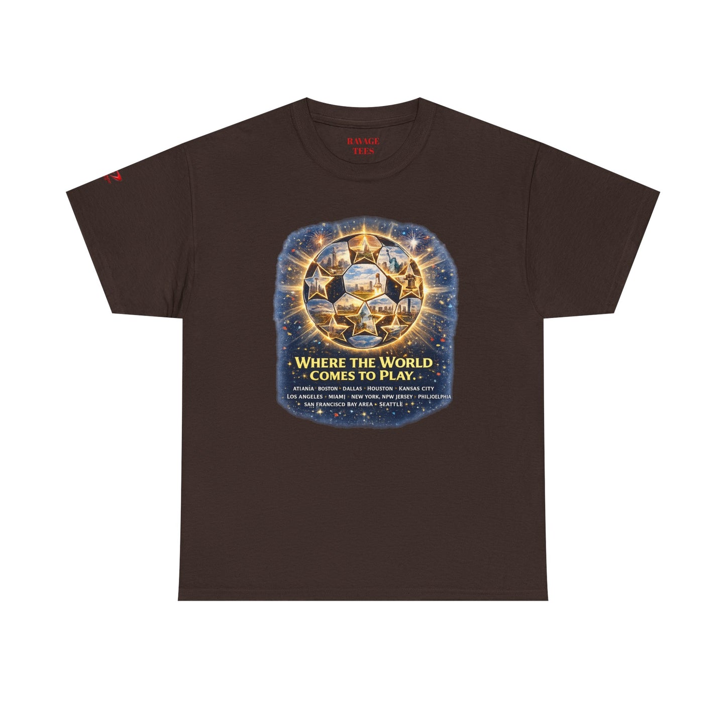 World Cup 2022 T-Shirt — "Where the World Comes to Play"