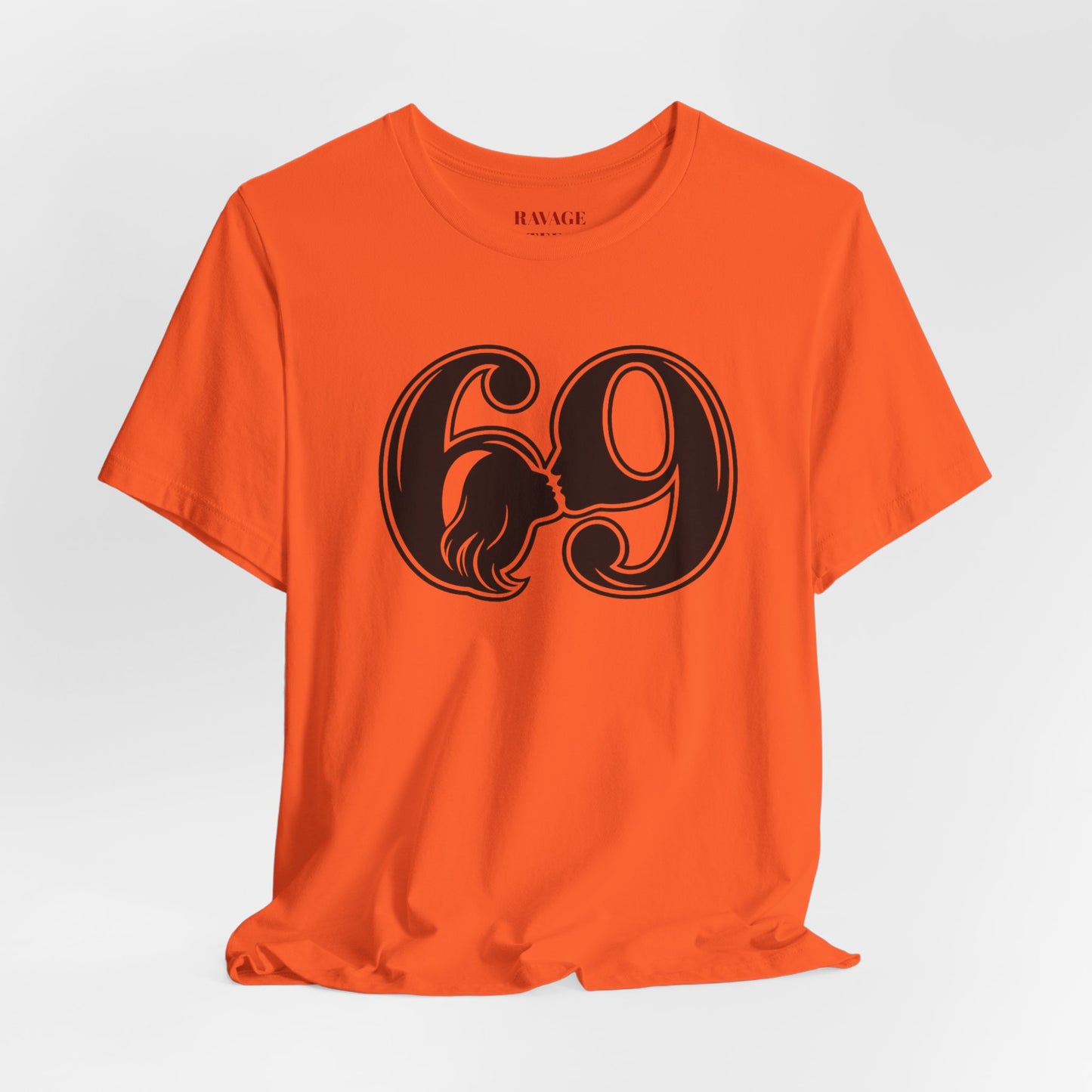 69 Retro Swirl Number Tee