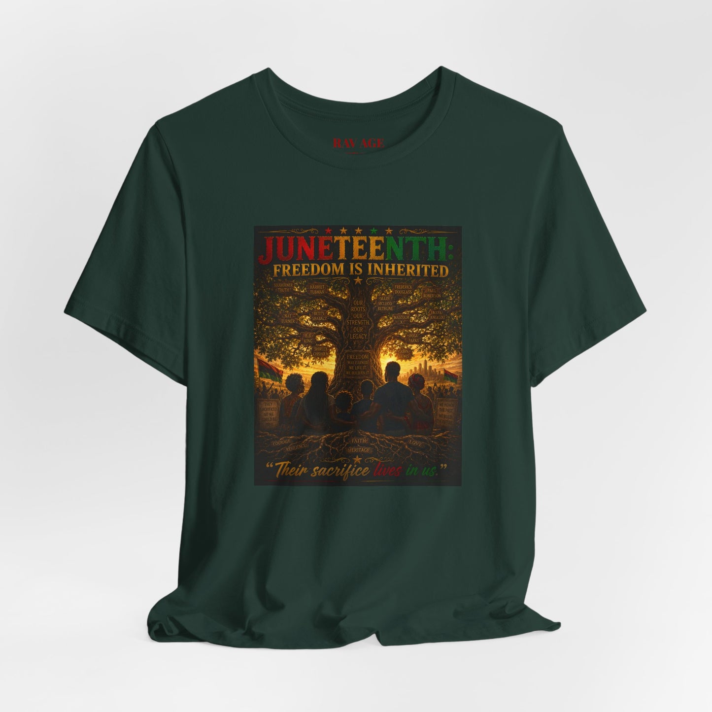 Juneteenth "Freedom Is Inherited" Tee